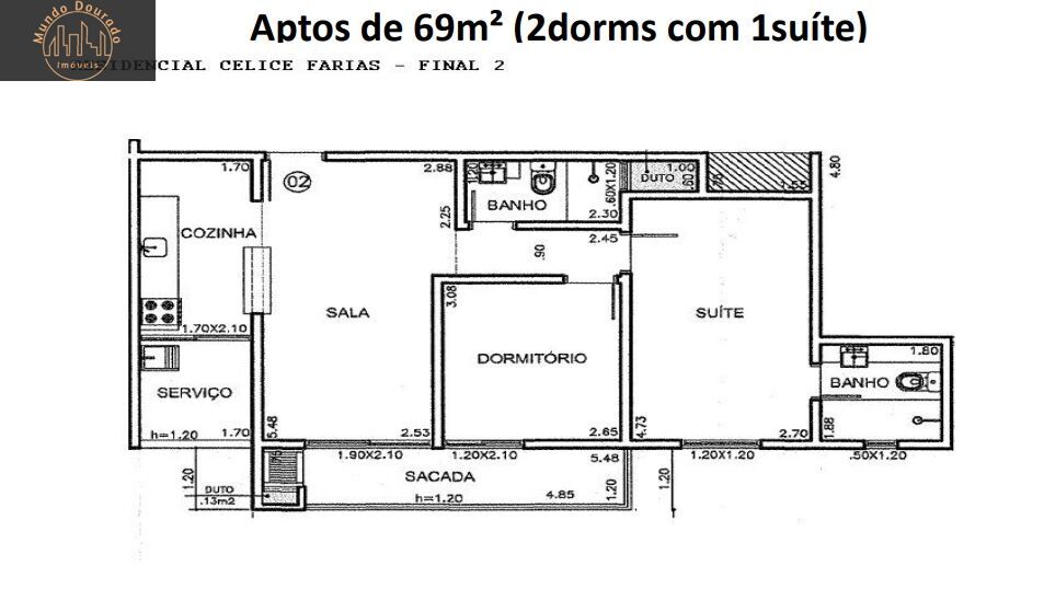 Apartamento à venda com 2 quartos, 69m² - Foto 20