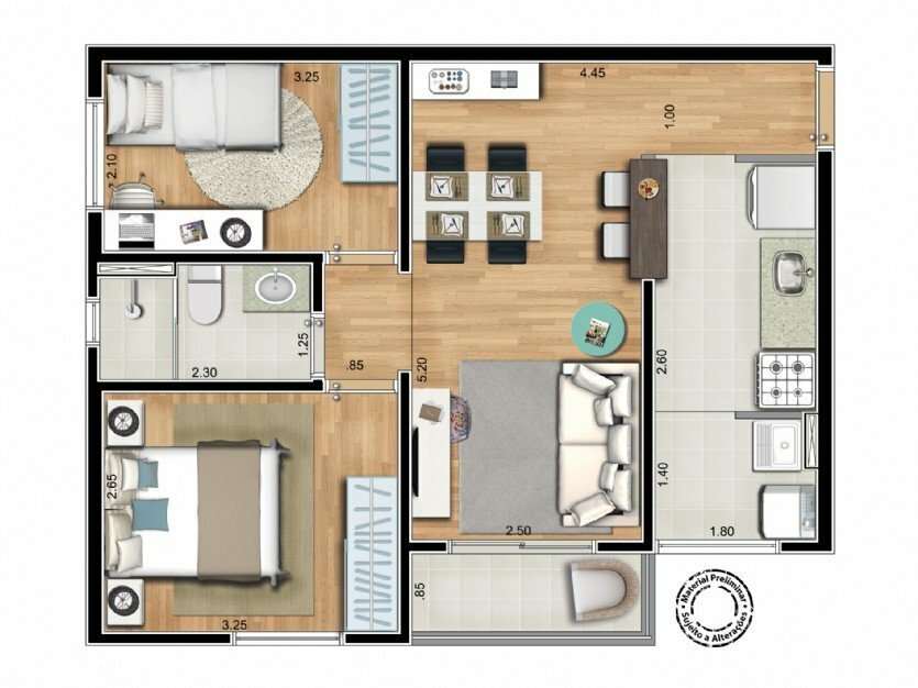 Apartamento à venda com 2 quartos, 48m² - Foto 23