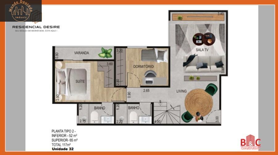 Apartamento à venda com 2 quartos, 59m² - Foto 14