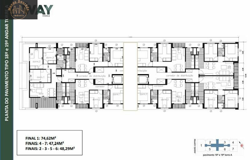 Apartamento à venda com 3 quartos, 74m² - Foto 19