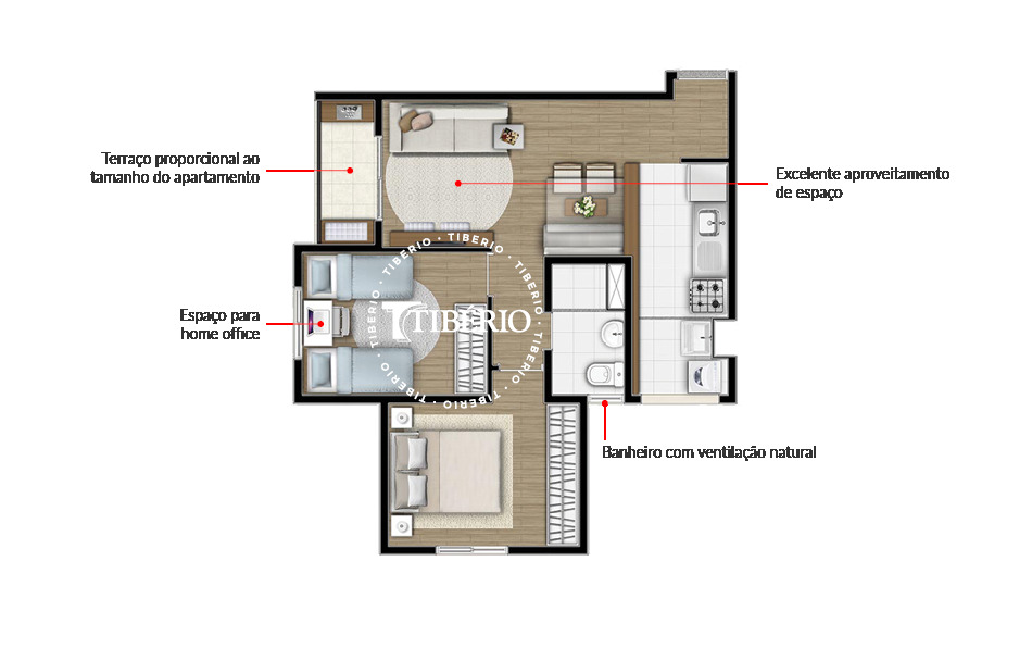 Apartamento à venda com 3 quartos, 59m² - Foto 35