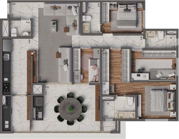 Apartamento à venda com 2 quartos, 69m² - Foto 34