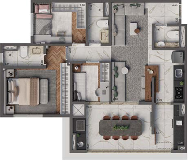 Apartamento à venda com 2 quartos, 69m² - Foto 31
