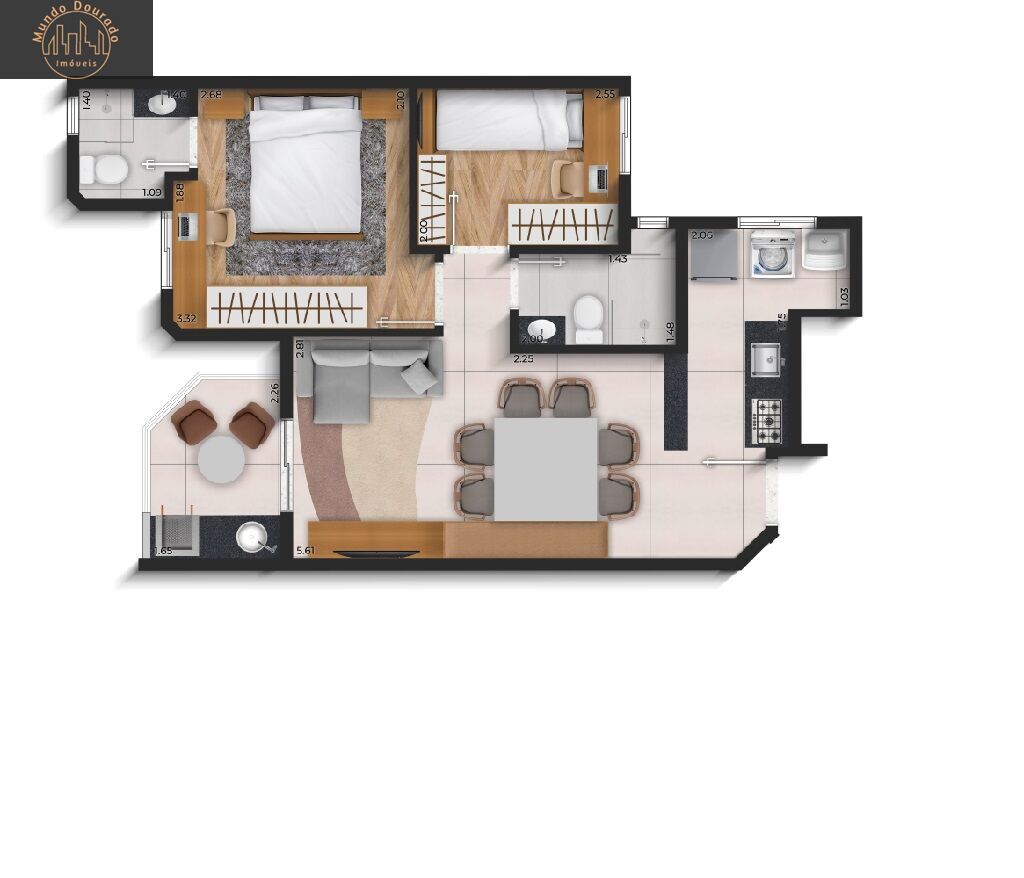 Apartamento à venda com 2 quartos, 50m² - Foto 8