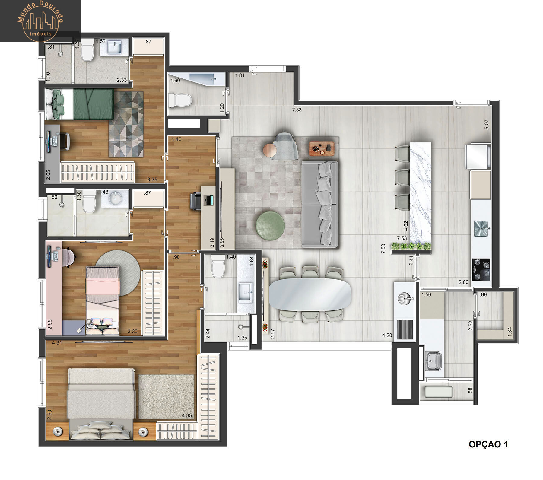 Apartamento à venda com 3 quartos, 117m² - Foto 25