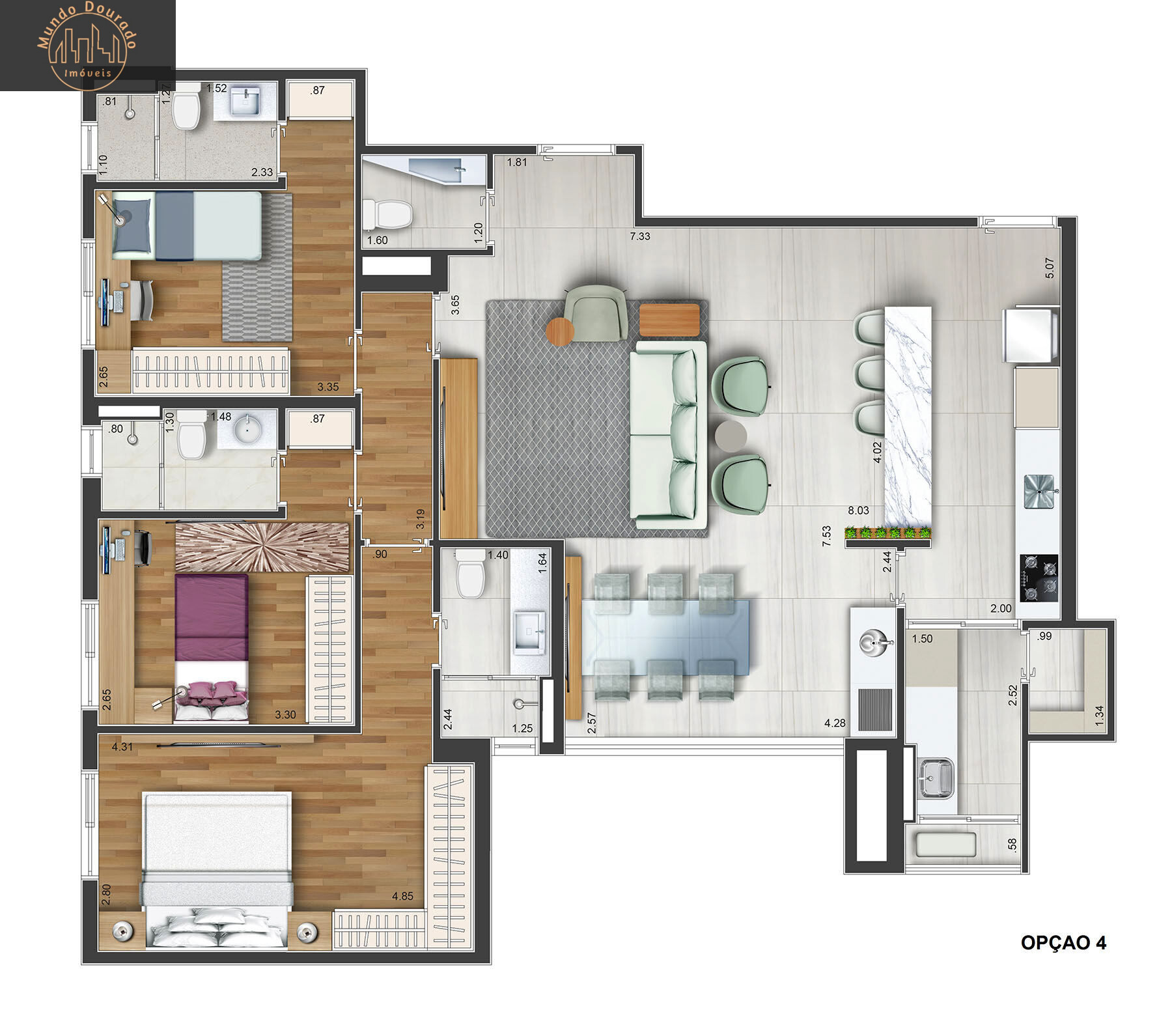 Apartamento à venda com 3 quartos, 117m² - Foto 26