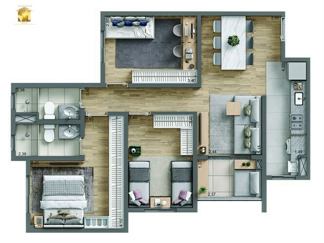 Apartamento à venda com 2 quartos, 50m² - Foto 14