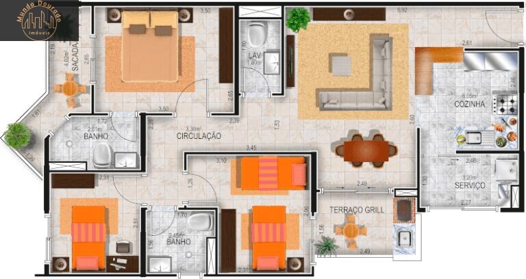 Apartamento à venda com 3 quartos, 82m² - Foto 13