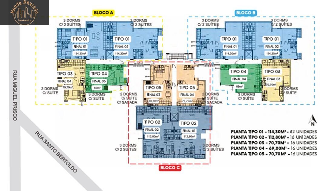 Apartamento à venda com 2 quartos, 69m² - Foto 6