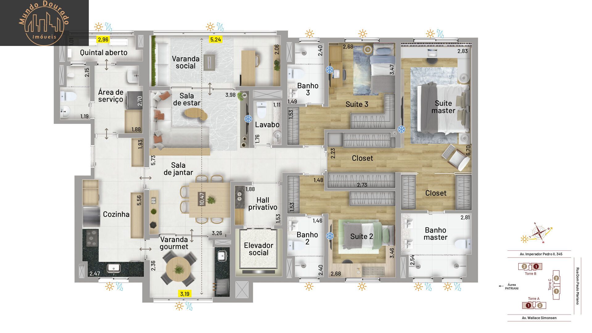 Apartamento, 4 quartos, 197 m² - Foto 25