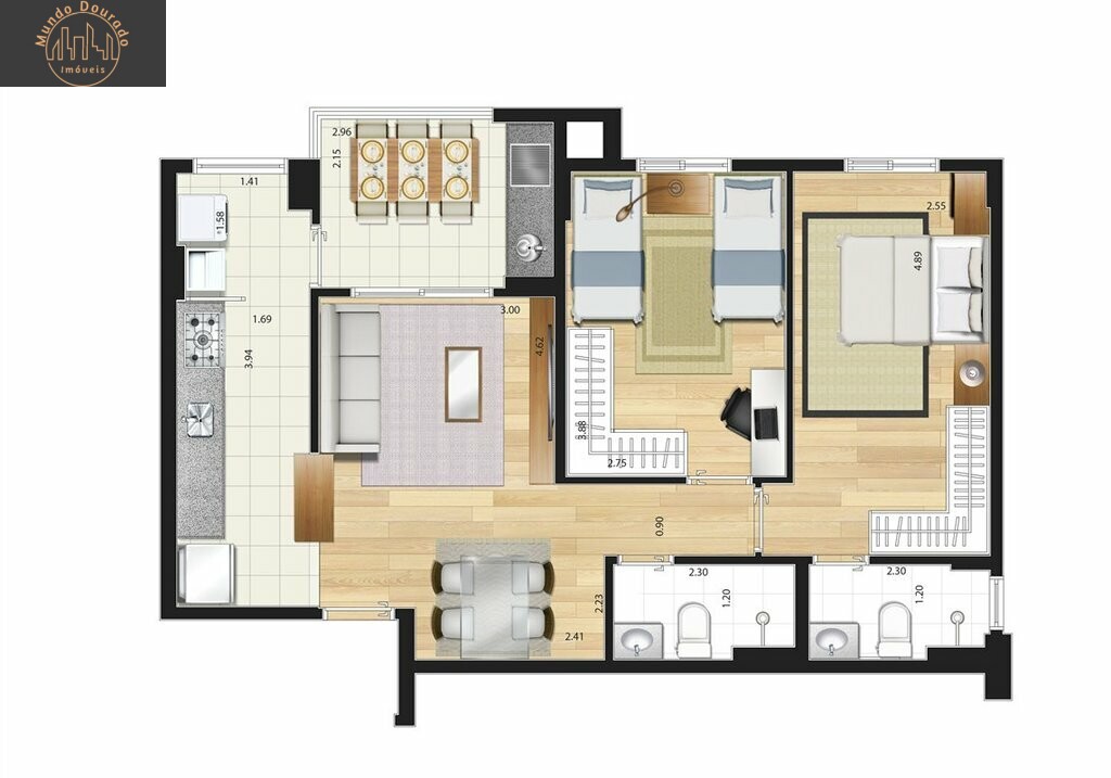 Apartamento à venda com 2 quartos, 70m² - Foto 24