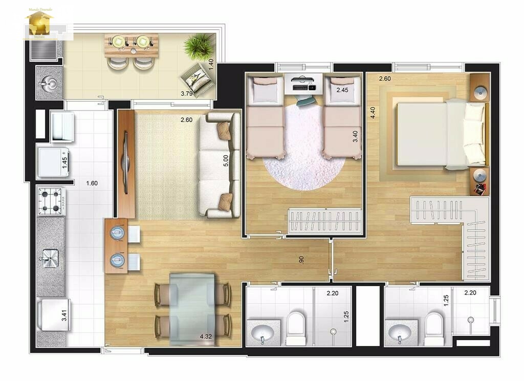 Apartamento à venda com 2 quartos, 63m² - Foto 24