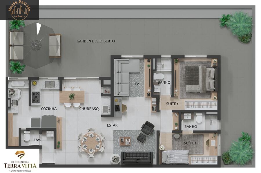 Apartamento à venda com 2 quartos, 107m² - Foto 17