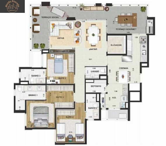 Cobertura à venda com 3 quartos, 239m² - Foto 31