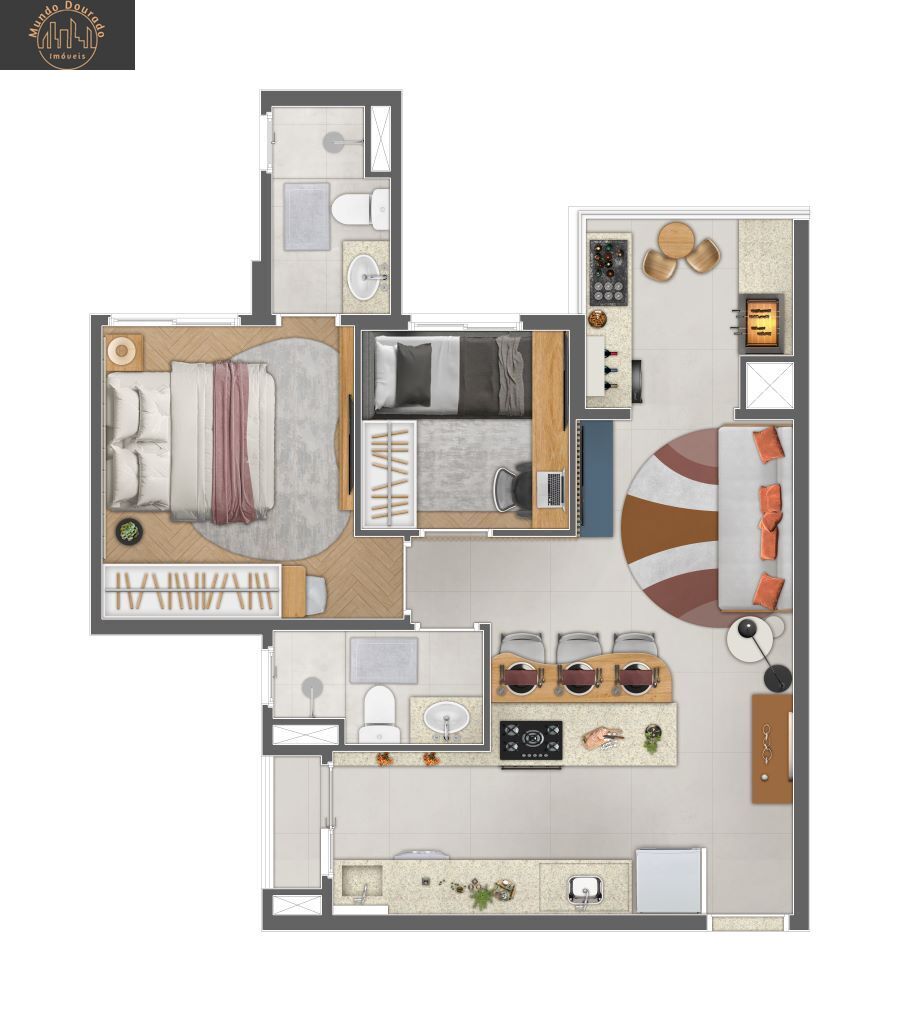 Apartamento à venda com 2 quartos, 55m² - Foto 12