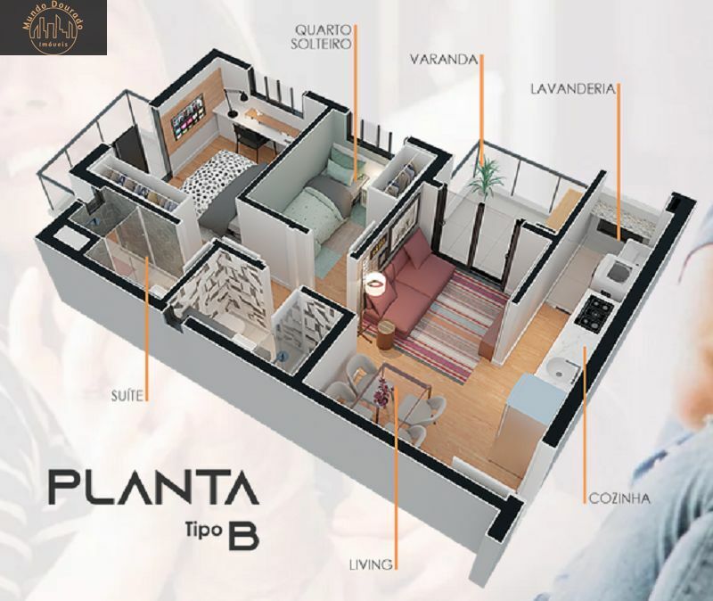 Apartamento, 2 quartos, 44 m² - Foto 12