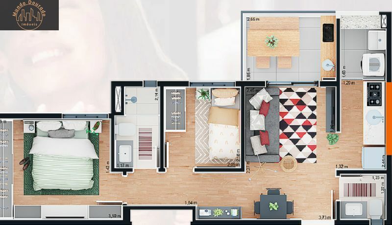 Apartamento, 2 quartos, 44 m² - Foto 11
