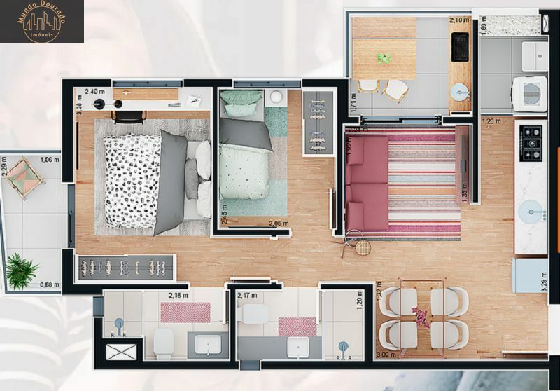 Apartamento, 2 quartos, 44 m² - Foto 13
