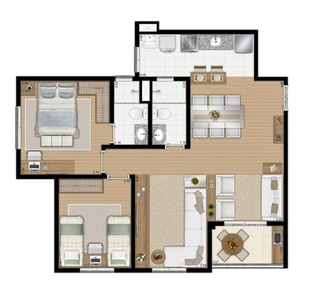 Apartamento à venda com 2 quartos, 55m² - Foto 26