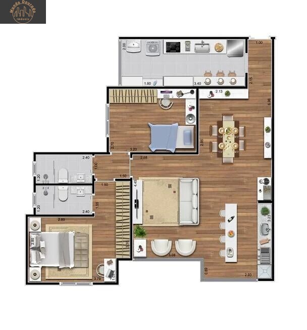 Apartamento à venda com 3 quartos, 91m² - Foto 18