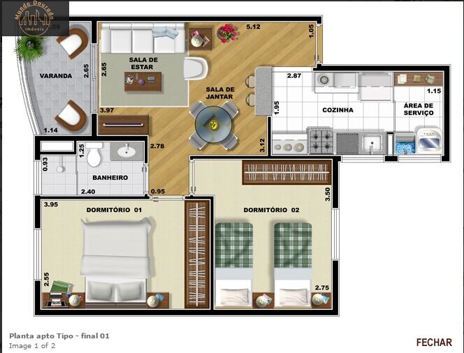 Apartamento à venda com 2 quartos, 56m² - Foto 17