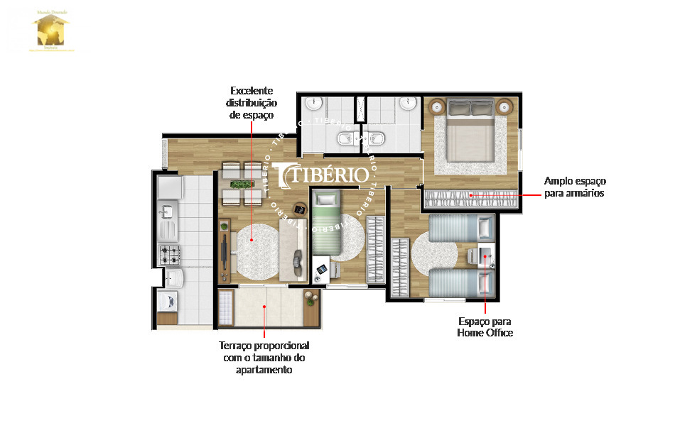 Apartamento à venda com 3 quartos, 59m² - Foto 38