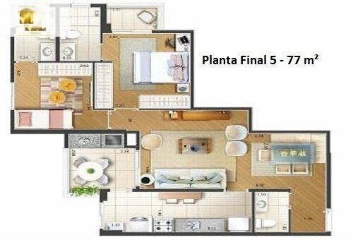 Apartamento à venda com 2 quartos, 75m² - Foto 28