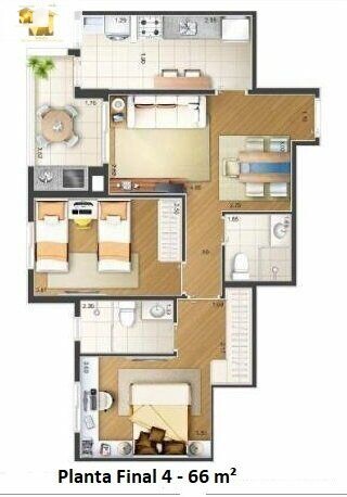 Apartamento à venda com 2 quartos, 75m² - Foto 29