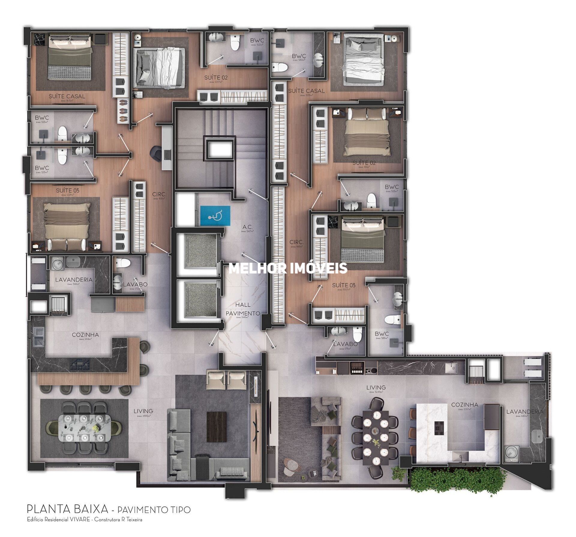 Apartamento, 3 quartos, 125 m² - Foto 15