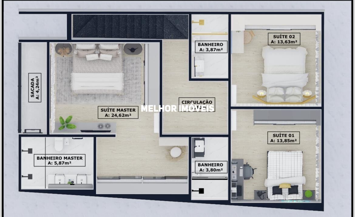 Sobrado à venda com 3 quartos, 178m² - Foto 4