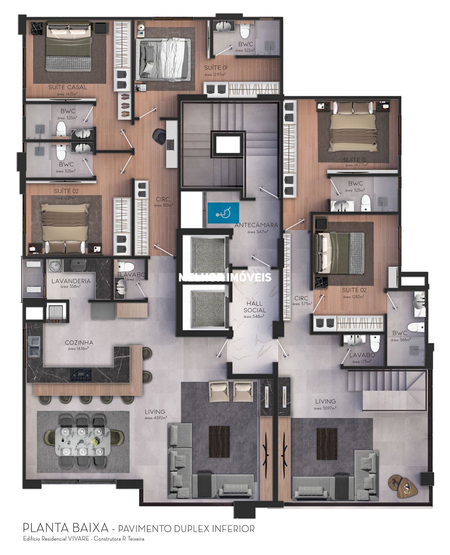 Cobertura, 4 quartos, 267 m² - Foto 5