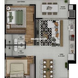 Apartamento à venda com 2 quartos, 80m² - Foto 28