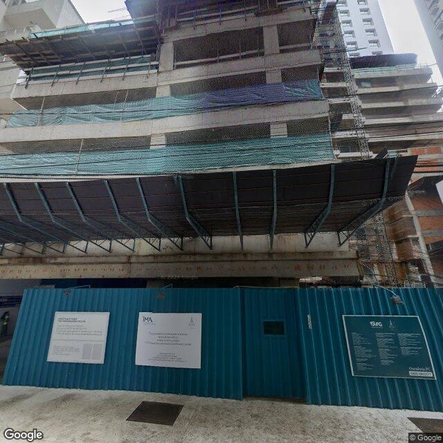 Imagem estática do "Street View" da localização