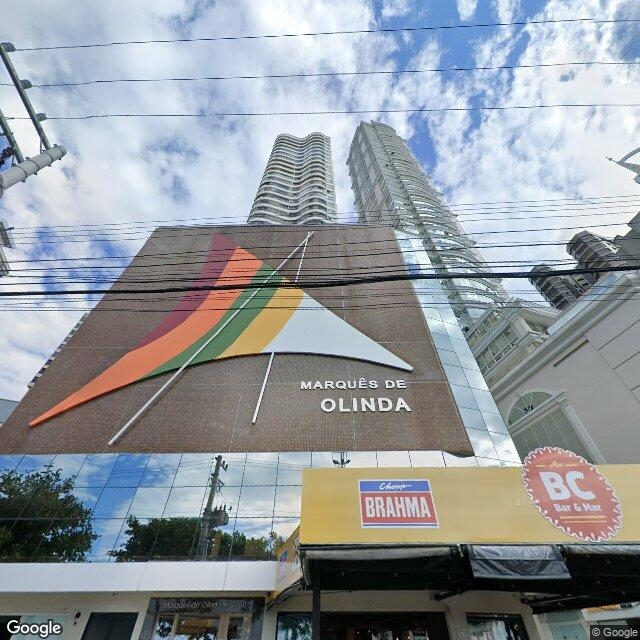 Imagem estática do "Street View" da localização