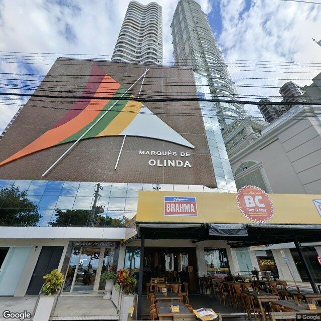 Imagem estática do "Street View" da localização