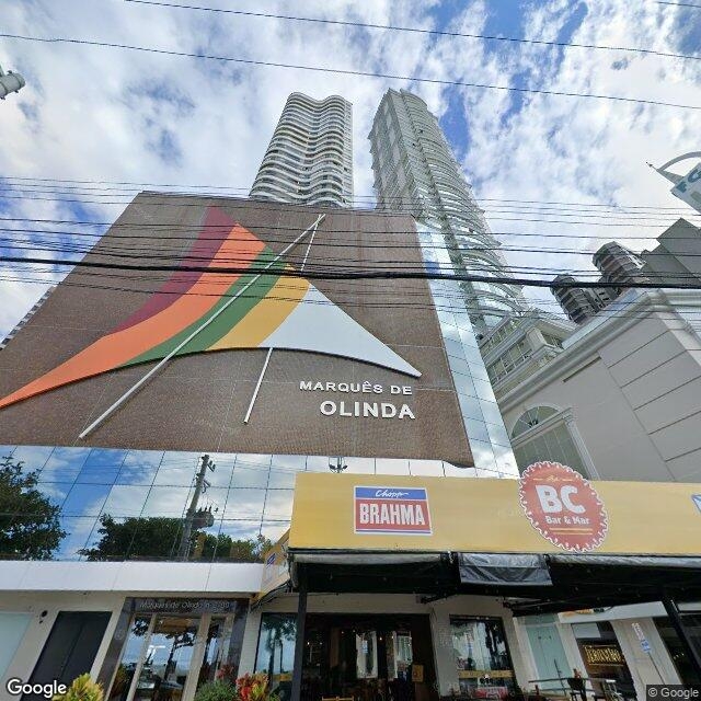 Imagem estática do "Street View" da localização