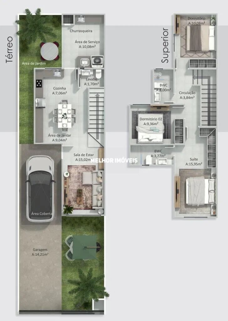 Sobrado à venda com 3 quartos, 141m² - Foto 14