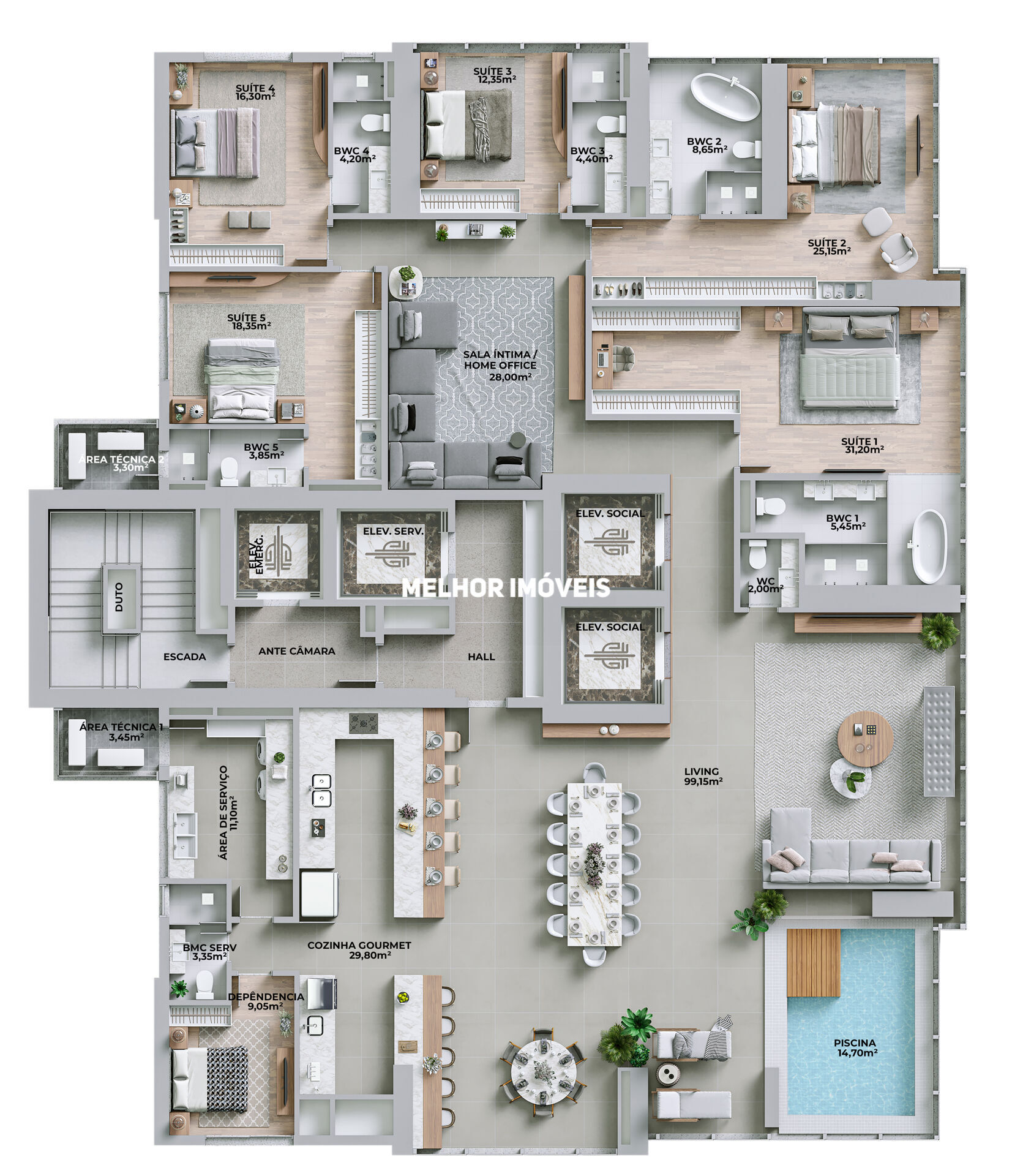 Apartamento, 3 quartos, 184 m² - Foto 30