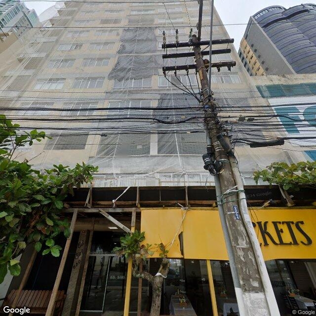 Imagem estática do "Street View" da localização