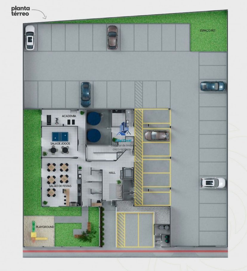 Apartamento de 2 quartos, 55m² no bairro Rio Branco, em Brusque | Eu Corretor