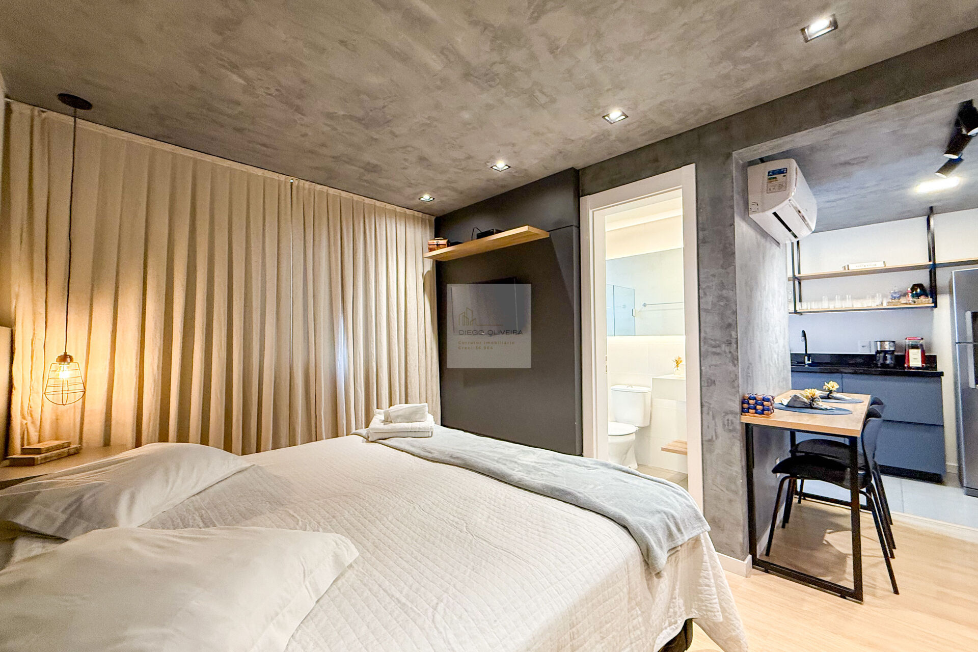 Apartamento Loft mobiliado a poucos metros da Vila Germânica em Blumenau -SC — foto 4