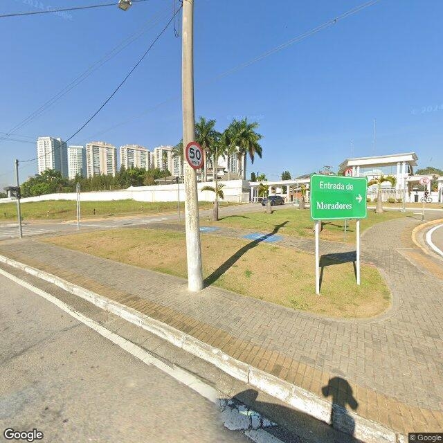 Imagem estática do "Street View" da localização