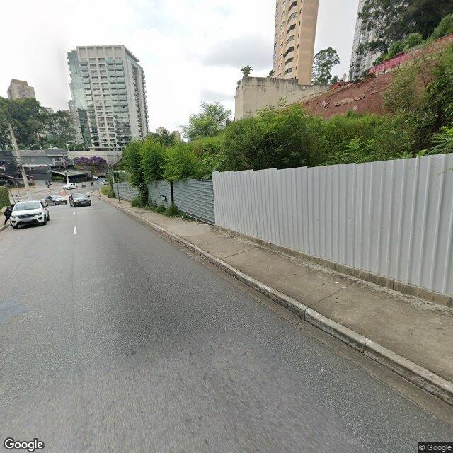 Imagem estática do "Street View" da localização