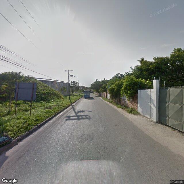 Imagem estática do "Street View" da localização