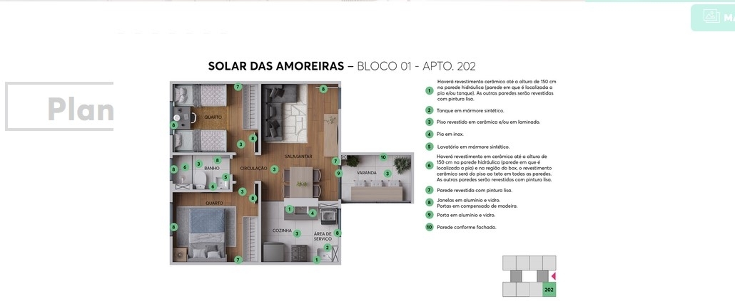 Apartamento à venda com 2 quartos, 40m² - Foto 8