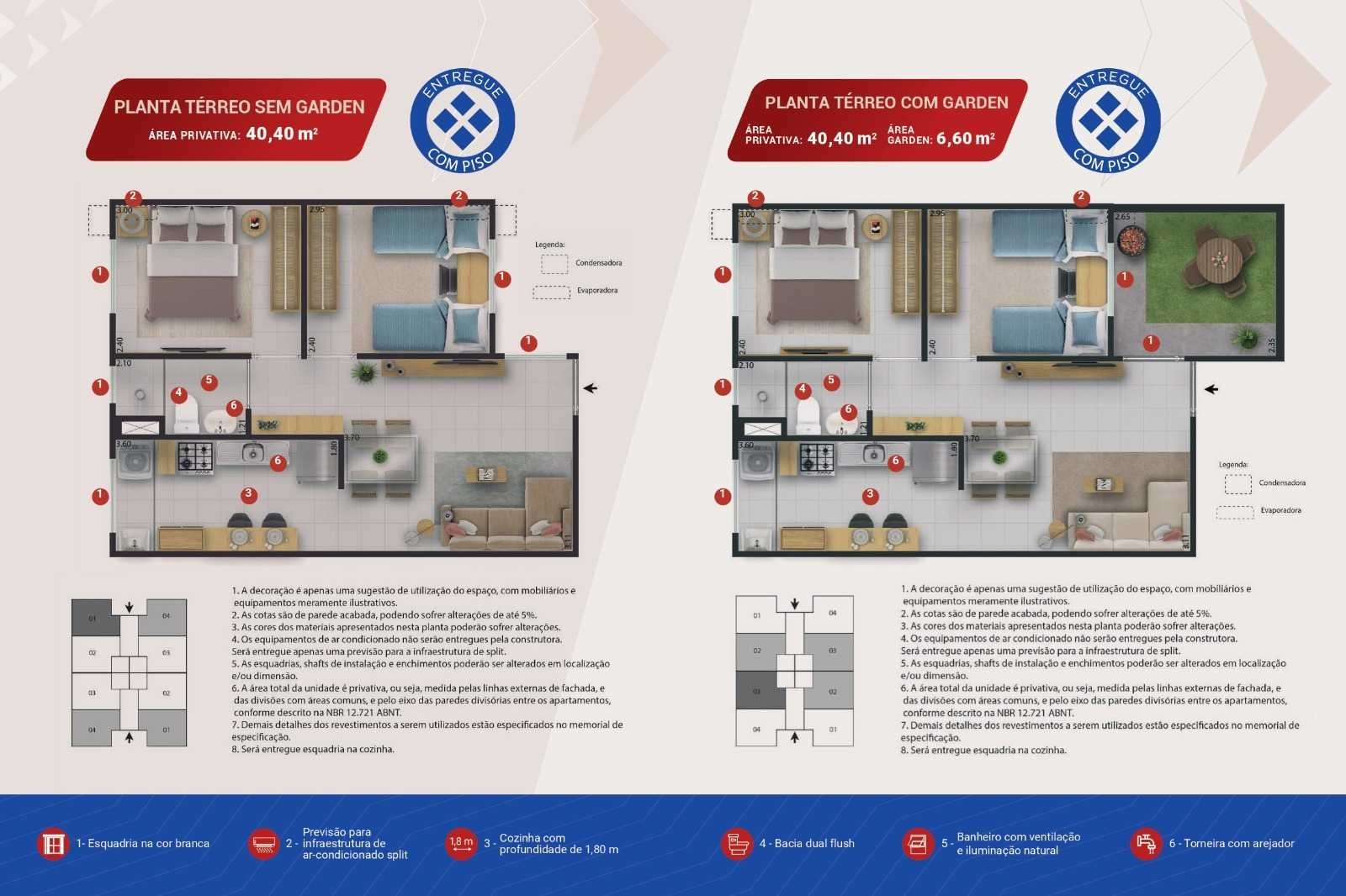 Apartamento à venda com 2 quartos, 40m² - Foto 17