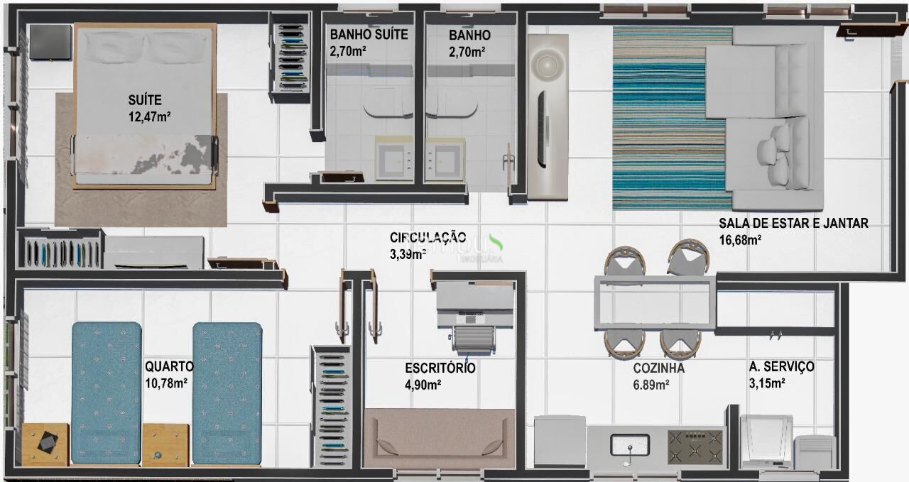 Apartamento à venda com 3 quartos, 72m² - Foto 34