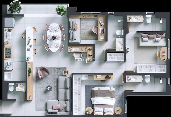 Apartamento, 3 quartos, 95 m² - Foto 8