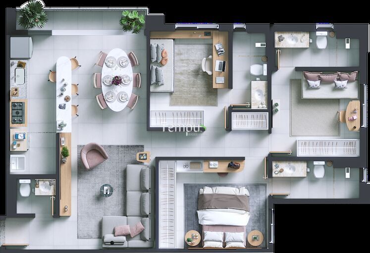 Apartamento, 3 quartos, 95 m² - Foto 7