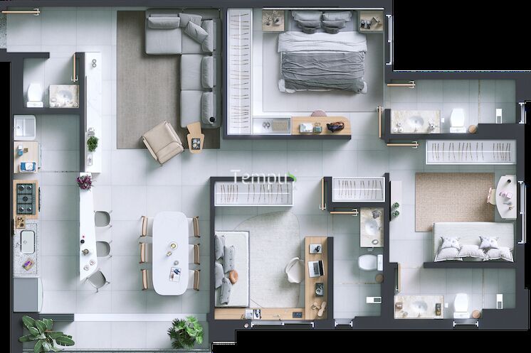 Apartamento, 3 quartos, 95 m² - Foto 5